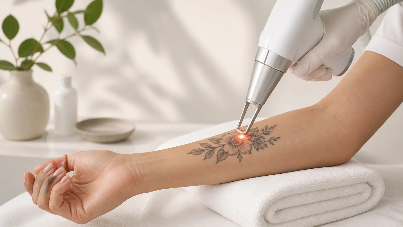 Tattoos weglaseren